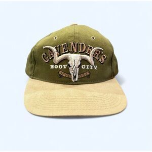 Cavender’s Mens Green SnapBack Hat